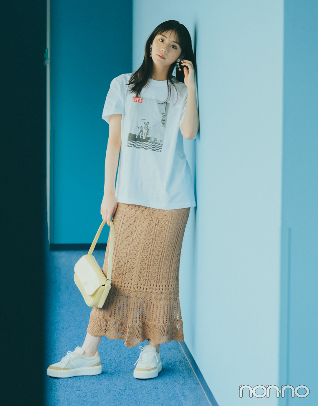 『貴島明日香』の『 クロシェスカート』モデルカット4−3