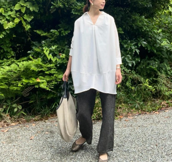 夏のオンオフコーデ ファッション誌marisol マリソル 40代をもっとキレイに 女っぷり上々