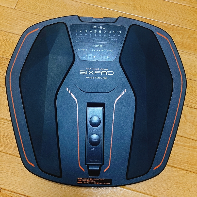 SIXPADのFootFitLiteはシンプル操作で使いやすい!