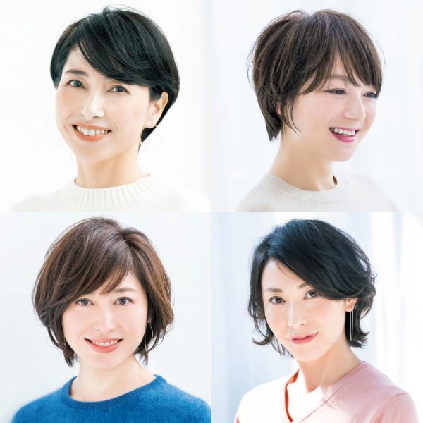 50代おすすめヘアカタログ 今 むしろ短いほうがフェミニンな印象に 最新ショートヘアスタイル Web Eclat 50代女性のためのファッション ビューティ ライフスタイル最新情報