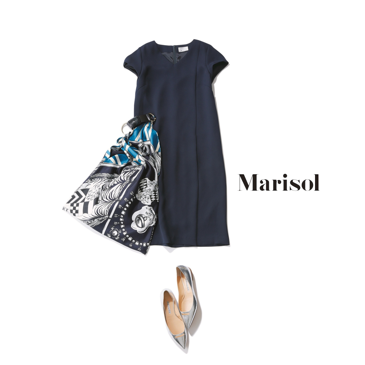 体型カバー力抜群の優秀ワンピースコーデからエレガントなスカートコーデまで 人気ファッションコーデランキングtop10 ファッション誌marisol マリソル Online 40代をもっとキレイに 女っぷり上々