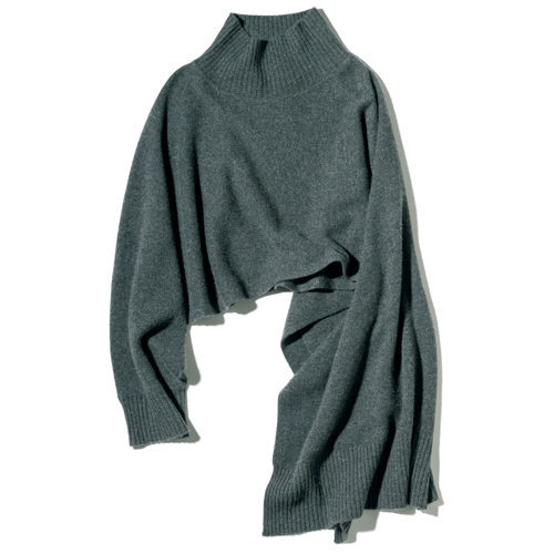 「ADAWAS」のニットと「宮崎桃代×SLOANE」のパンツで小柄も安心のグッドバランスコーデ_1_2