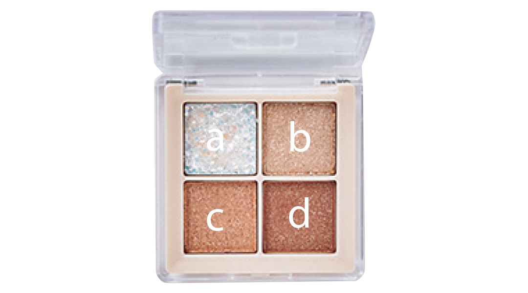使ってるアイテムはクリオ トゥインクルポップ パール フレックス グリッター アイパレット #HEY, BROWN