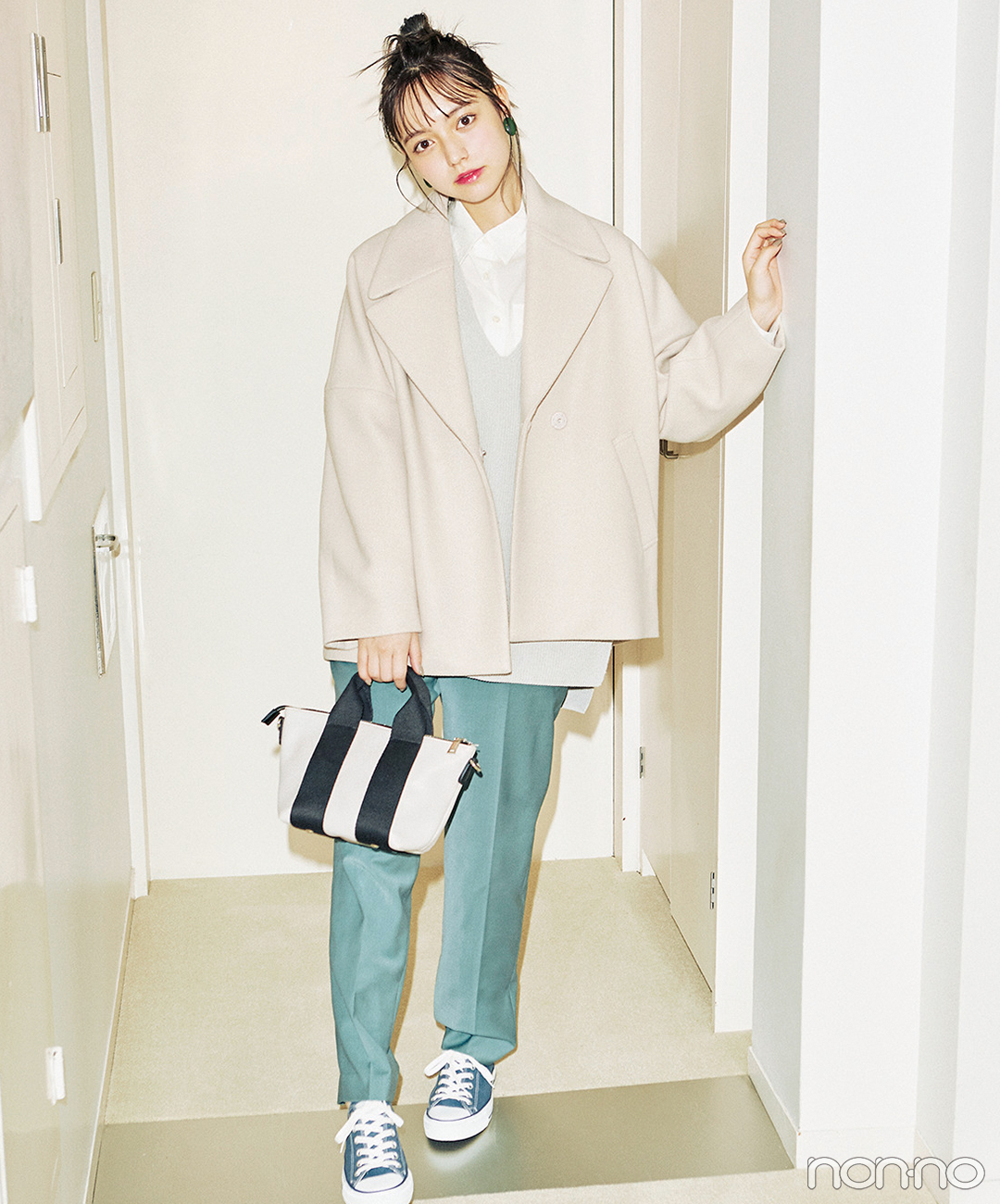 数量限定 カラーパンツが映える旬なコーデ2点set スラックス 福袋 2点