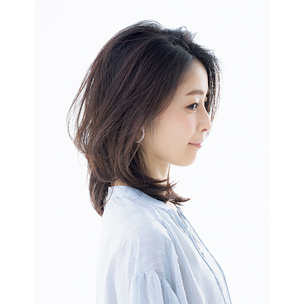 横から見た人気ヘアスタイル2位の髪型