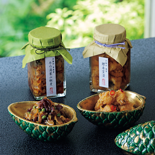 「牛の湯葉山椒煮」「鱧南蛮漬け」
