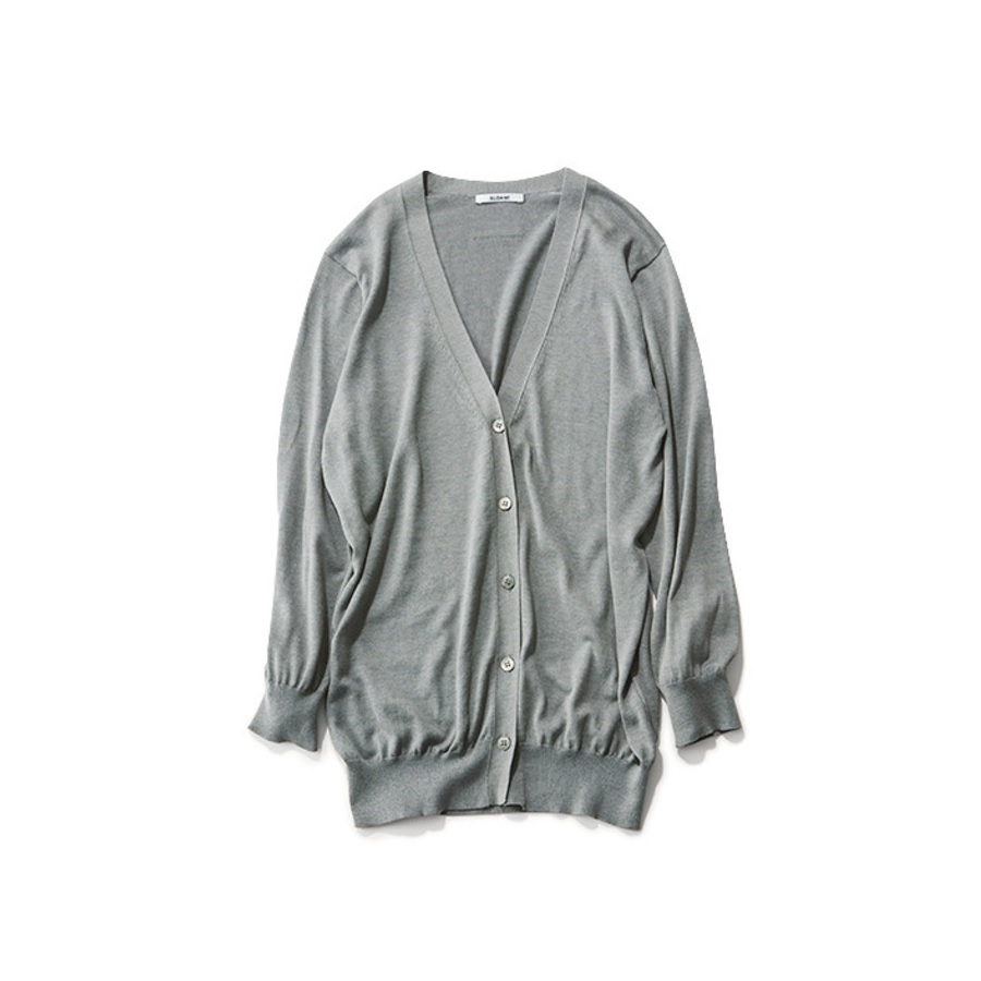 ファッション SLOANEのミドル丈カーディガン
