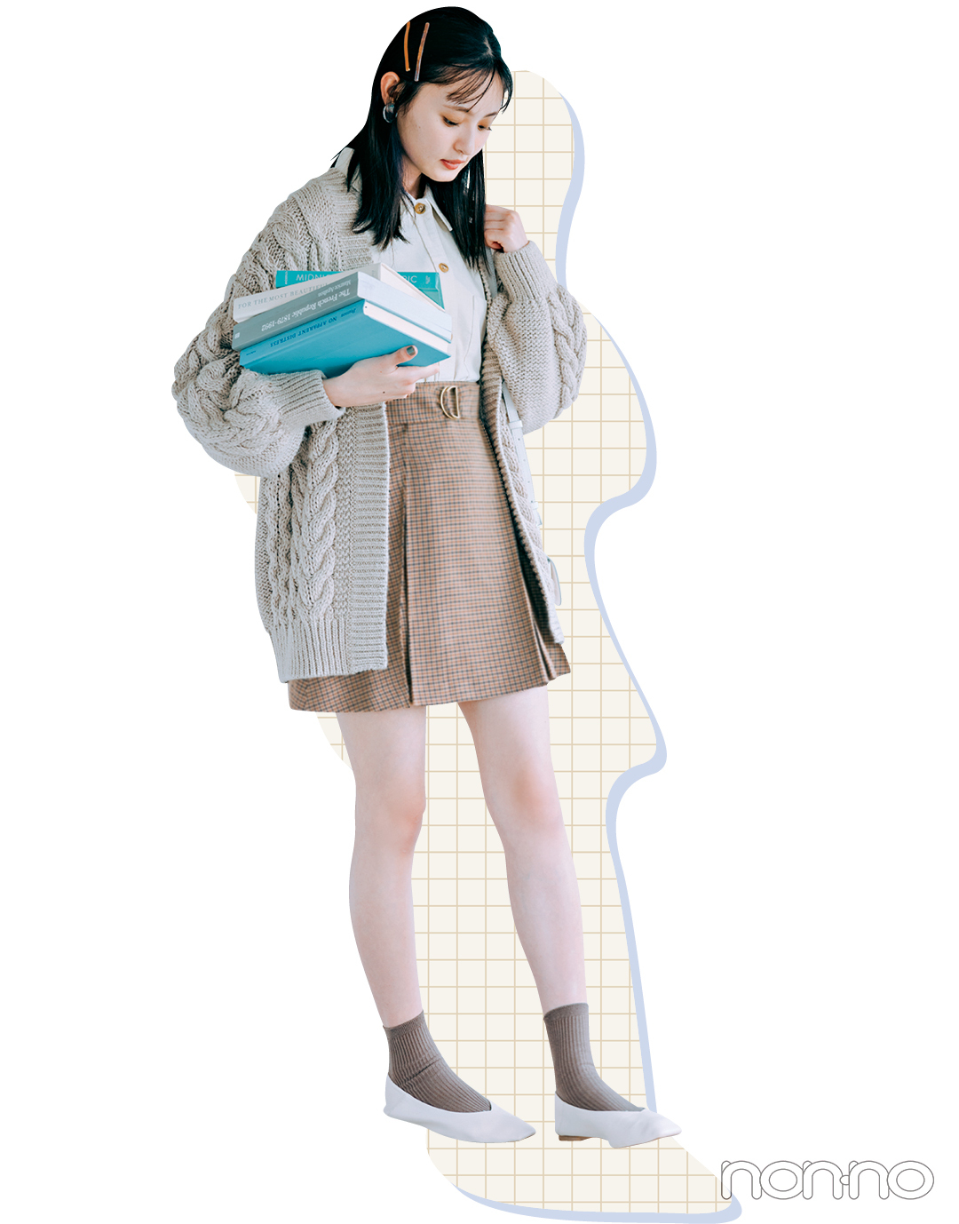 遠藤さくらの1女の秋の大学生コーデDay8