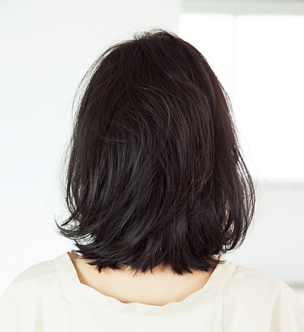 髪がぺったりしてしまうお悩みを解消。ふんわりボブヘア【40代のボブヘア】_1_3