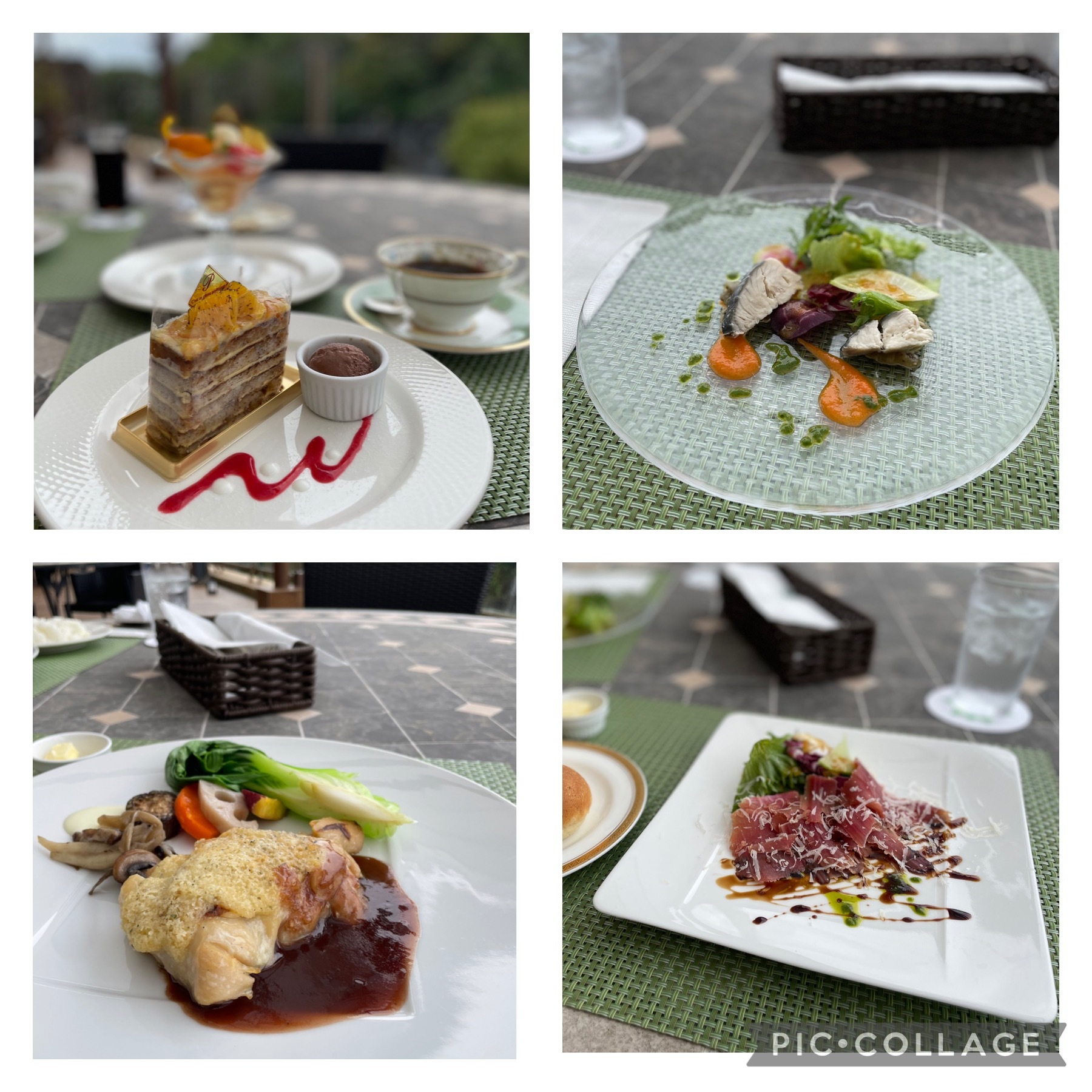 黒ジャケットにイージー艶ラインパンツで岡山国際ホテルランチへ行って来ました(^^♪_1_6