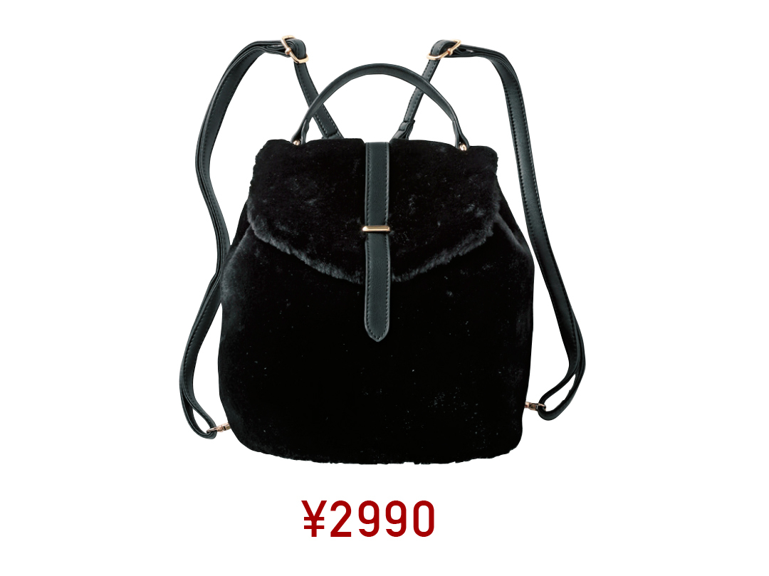 冬こそ小物が味方★プチプラ2990円以下のリュック使いで細見えできる!_1_2