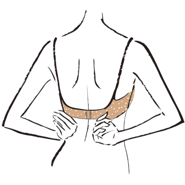 きれいなブラジャーのつけかた3