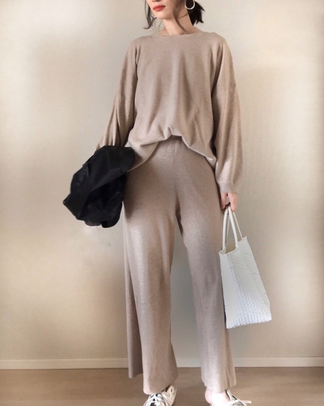 注目カラー!ベージュのセットアップは○○をプラスすればカッコいい!_1_1