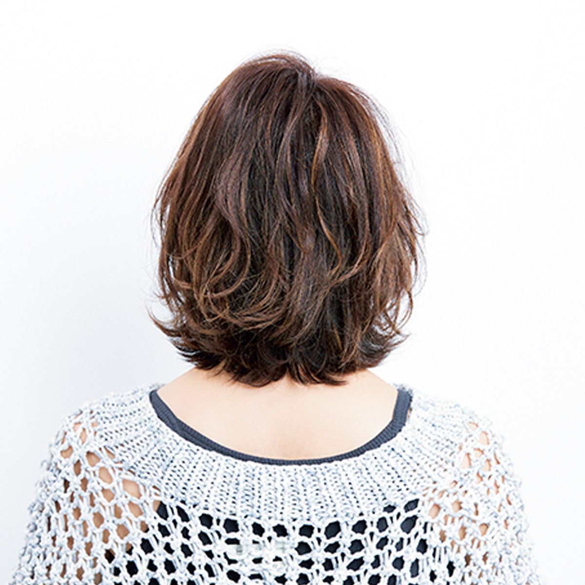 後ろから見た人気ランキング1位のボブヘアスタイル