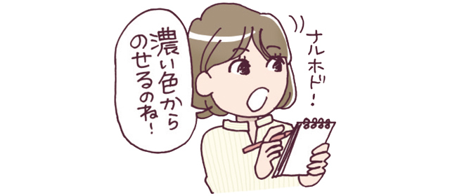 メイクのポイント