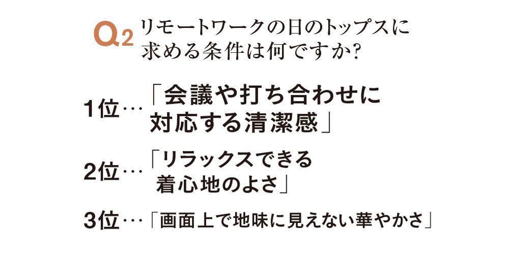 リモートトップス「ビッグカラーブラウス」2