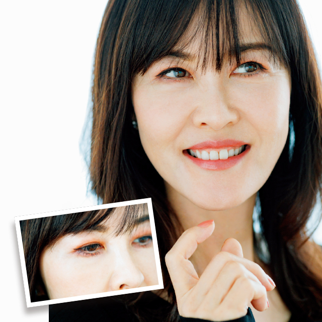 温かみ色シャドウでお疲れ感やげっそり感を払拭する安倍佐和子さん