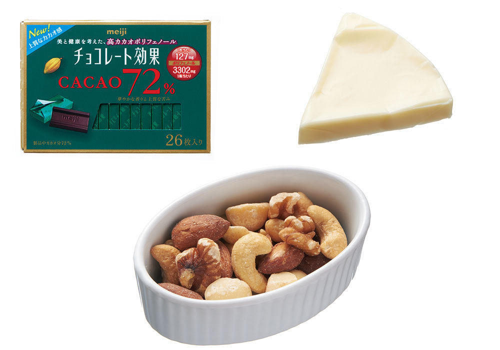 間食・おやつで糖質オフする方法1 糖質が少ないおやつ