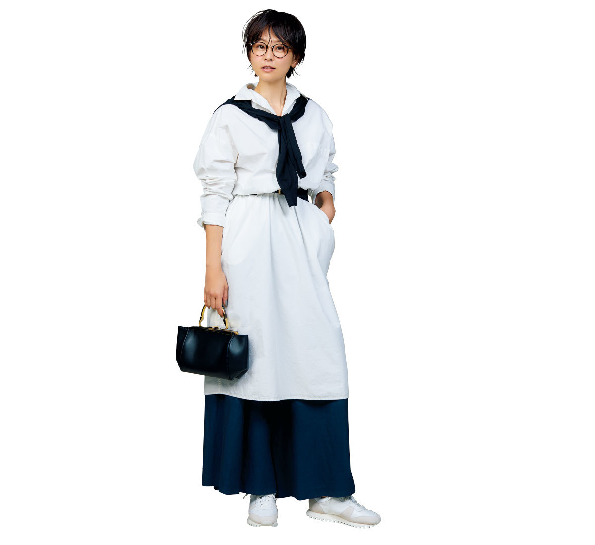 「 シャツ」ワンピース 3カ月着こなし計画_2