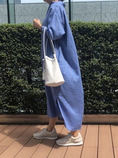 TICCA×eclat ダブルポケットロングシャツ ¥31,900