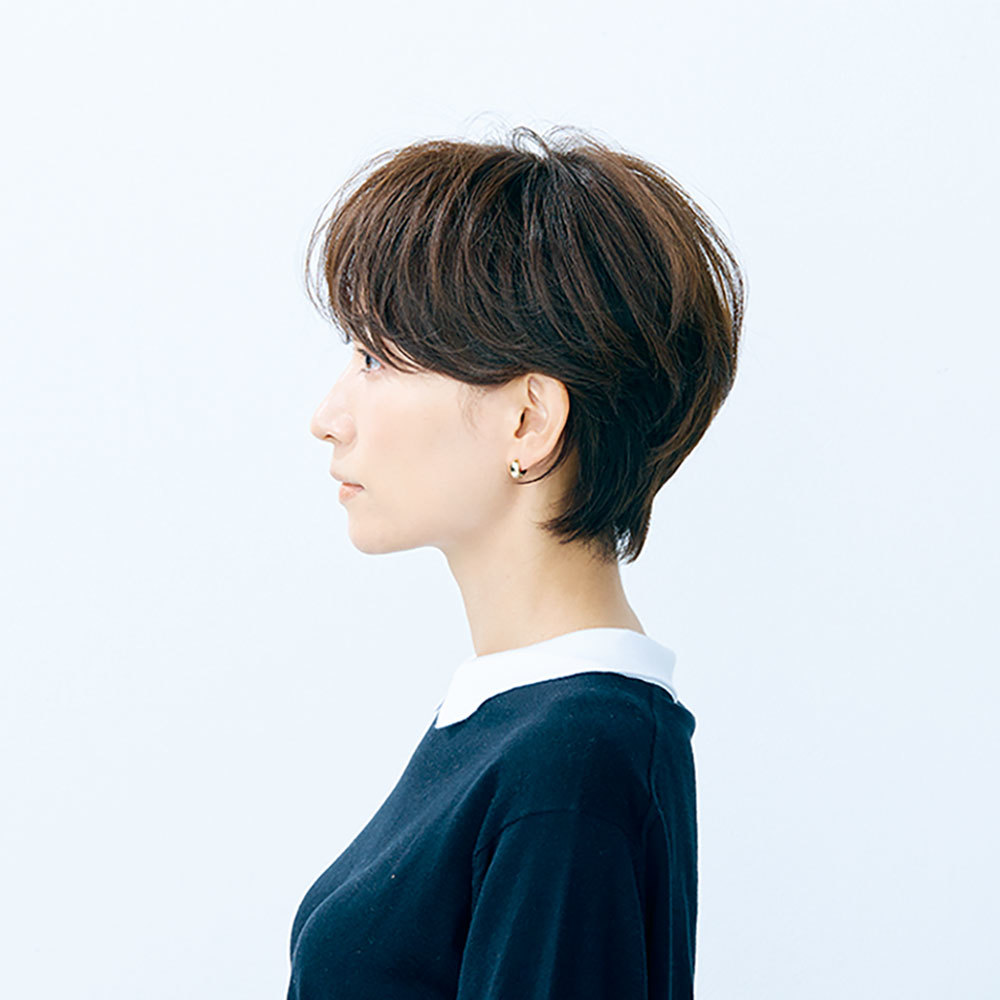 横から見た人気ランキング2位のショートヘアスタイル