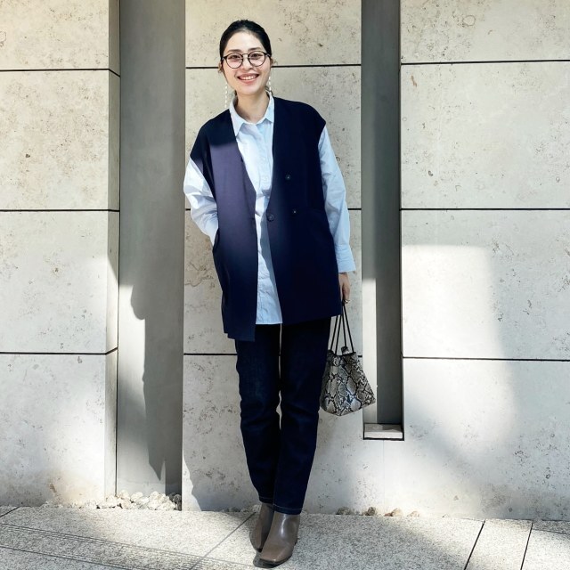 この春のHIT服「シャツ」をアラフォーはこう着る!最旬シャツコーデまとめ|40代ファッション_1_36