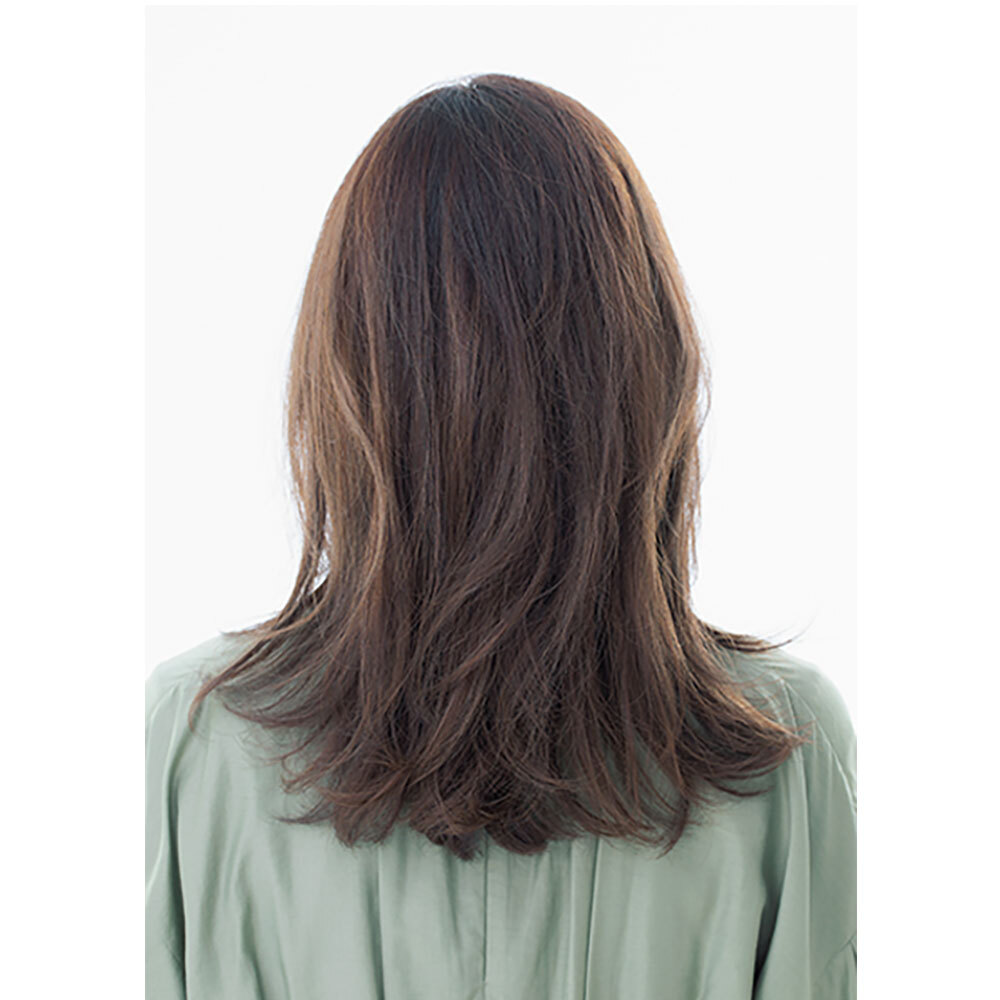 後ろから見た 40代人気ヘアスタイル6位