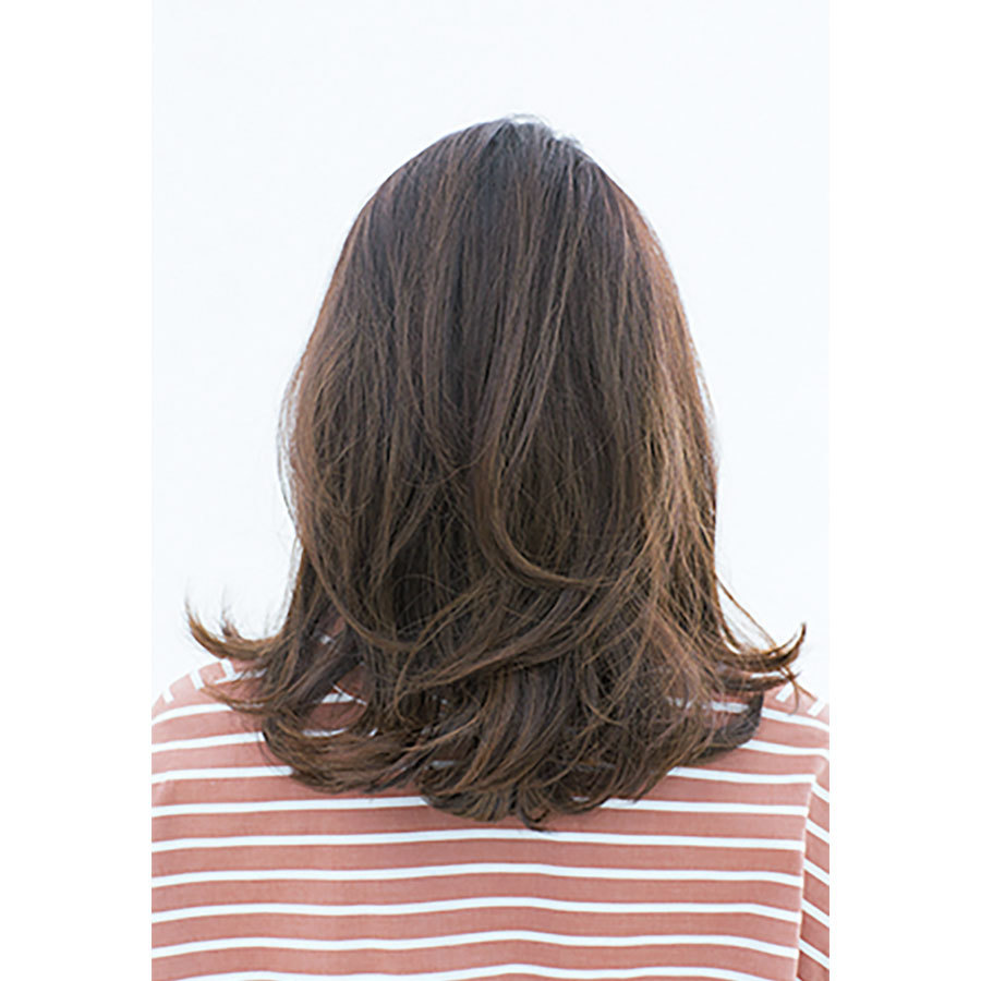 後ろから見た 人気ヘアスタイル6位の髪型
