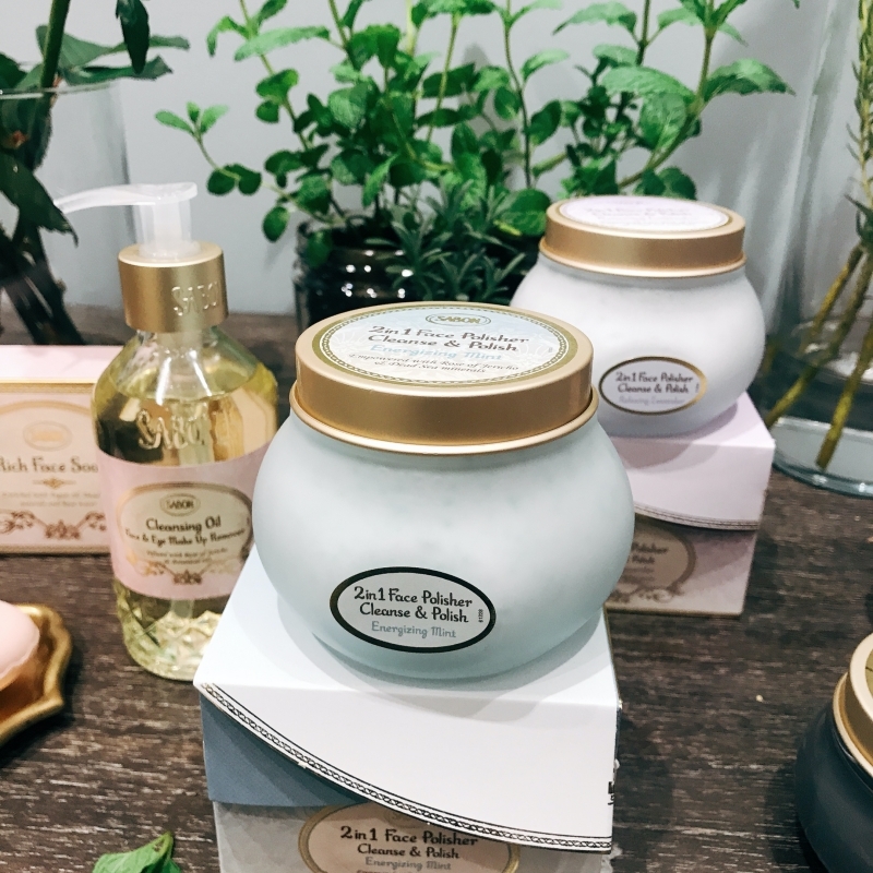 SABONの進化したフェィスポリッシャーは2種