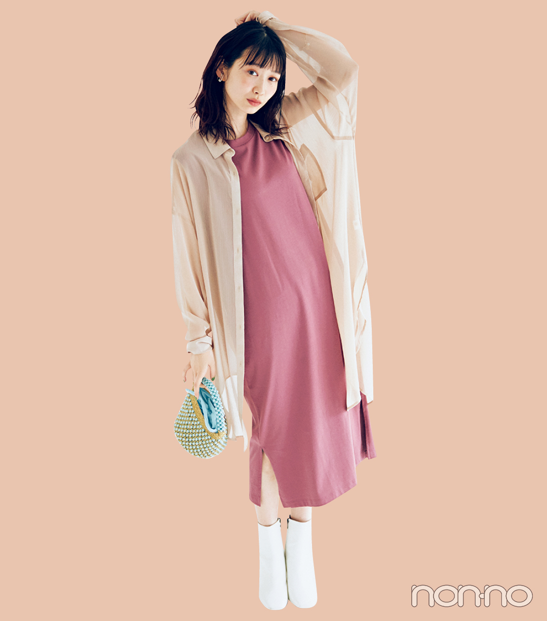 GUのシンプルワンピ、990円でこれだけ着回せる…!_1_3