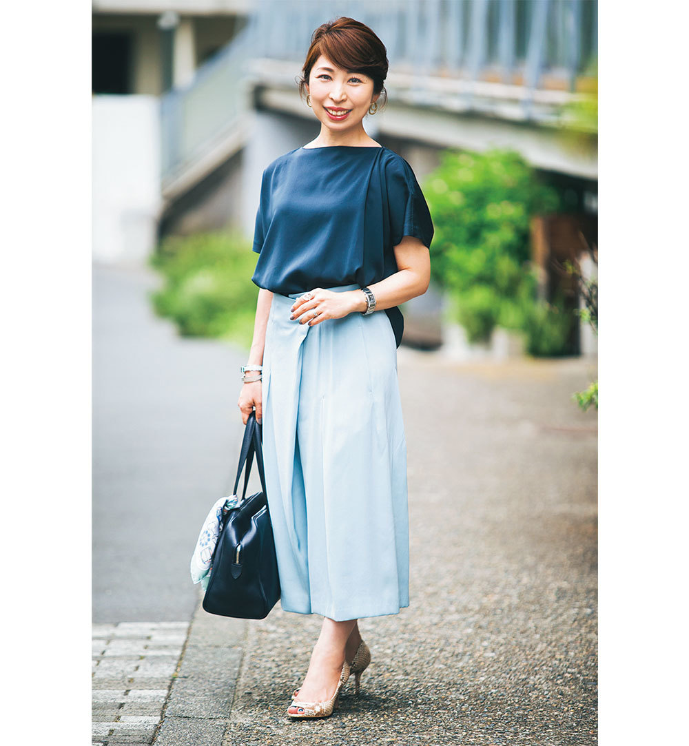 通勤パンツも堅すぎず きちんとおしゃれなのが美女組流 Style 美女組ファッションsnap ファッション誌marisol マリソル Online 40代をもっとキレイに 女っぷり上々