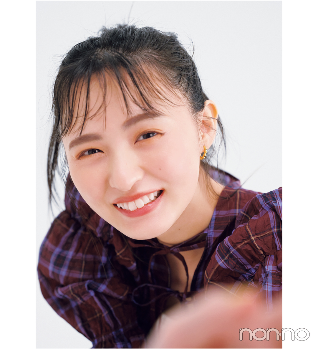 遠藤さくらの笑顔が似合う 毎日メイク のつくりかた 親しみやすさがupする３つのポイント Non No Web ファッション 美容 モデル 情報を毎日お届け