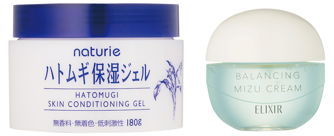 ナチュリエ ハトムギ保湿ジェル&エリクシール ルフレ バランシング みずクリーム