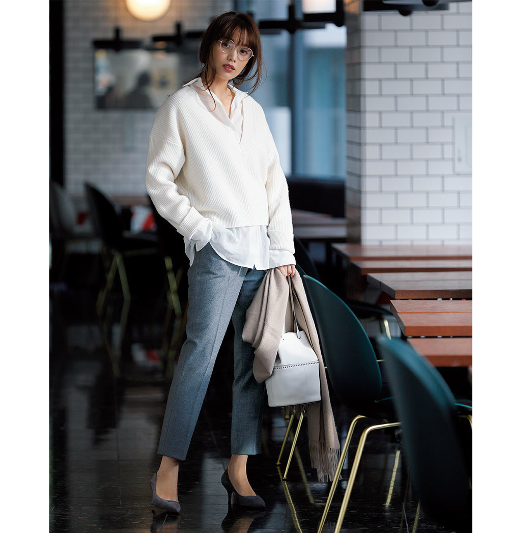 春の気配を取り入れる 明るさと清潔感を兼ね備えた冬の白コーデ選 ファッション誌marisol マリソル Online 40代をもっとキレイに 女っぷり上々