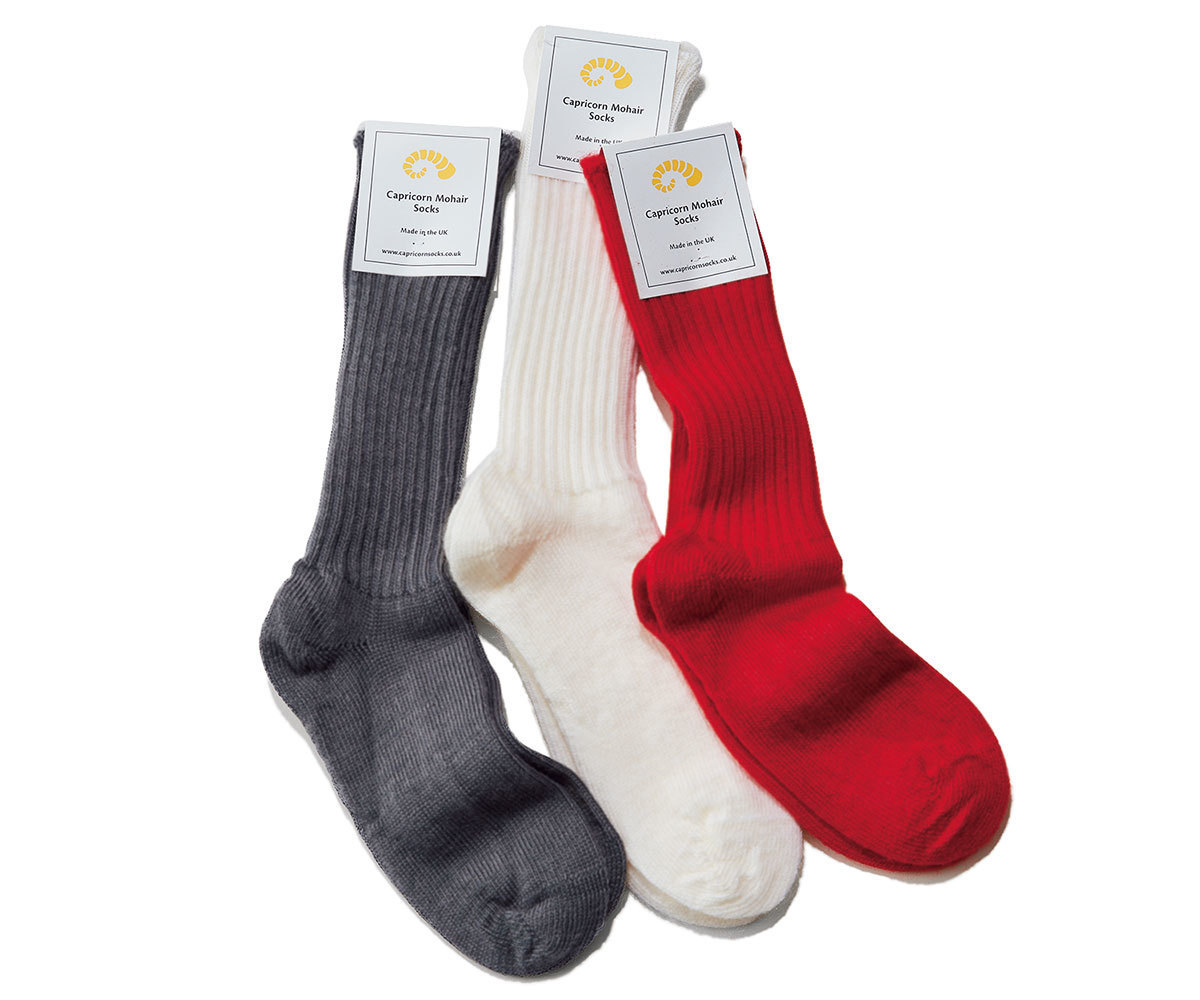 CAPRICORN MOHAIR SOCKSの靴下