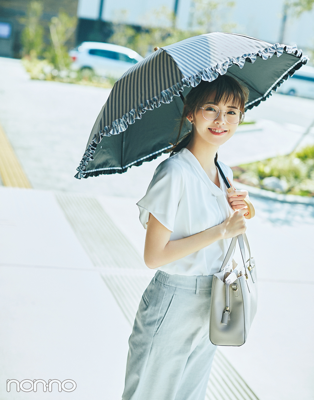 通勤UV対策★ 晴雨兼用傘&2wayサングラスの名品はコチラ!【夏のオフィスコーデ】_1_3