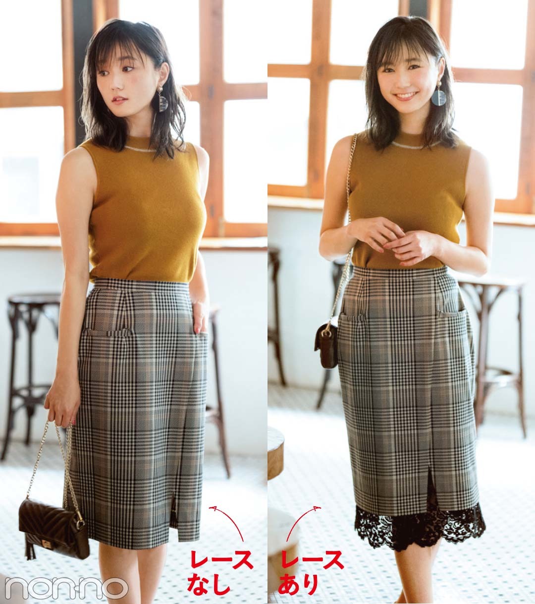 秋の新着♡ 1枚で2通りに着られるスカート&パンツ3選!_1_2