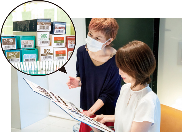 白髪染めとは思えないほどの色バリエの中から