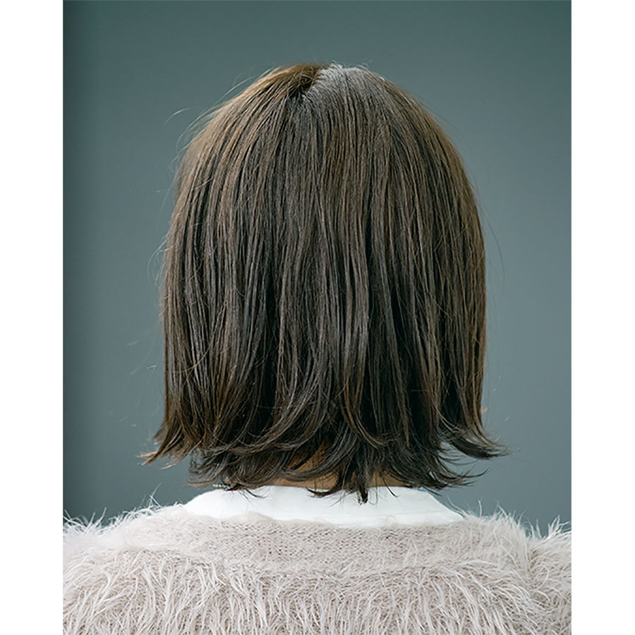 トレンドと柔らかさの2wayな ゆるパーマ 切りっぱなしボブ 40代のボブヘア ファッション誌marisol マリソル 40代 をもっとキレイに 女っぷり上々