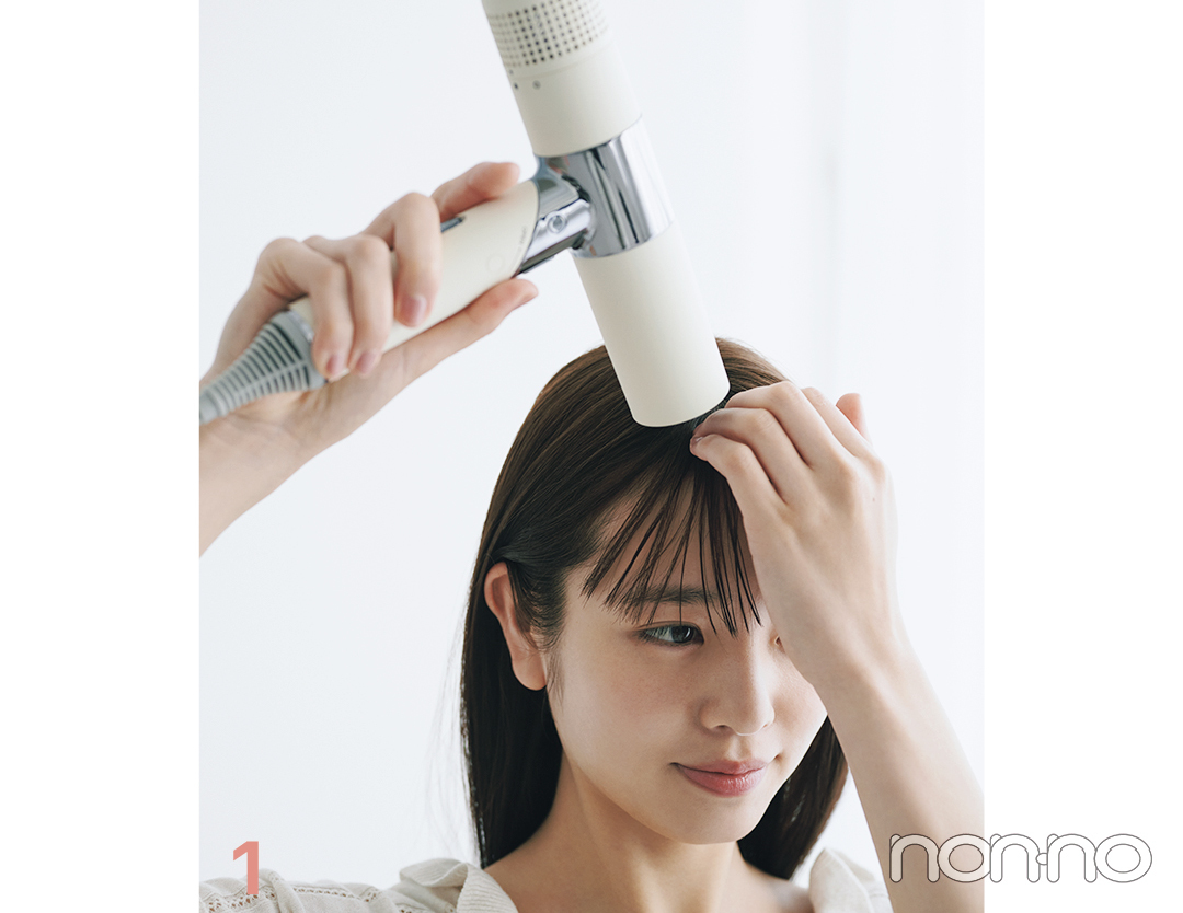 おしゃれ力up あか抜けストレート の作り方を徹底解説 ショート ボブのやり方も Non No Web ファッション 美容 モデル情報を毎日お届け