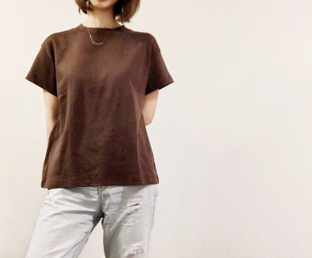 GU ジーユー スムースTシャツ