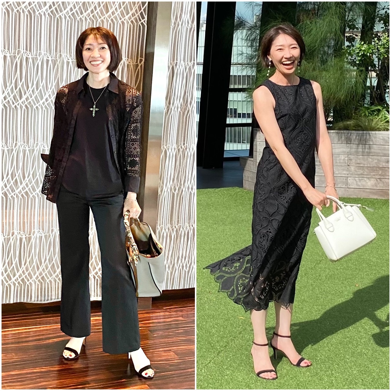 この夏の全身ブラックは総レース使い 2styles 美味しいゴハン 華組 細谷奈弓のブログ 華組ブログ Web Eclat