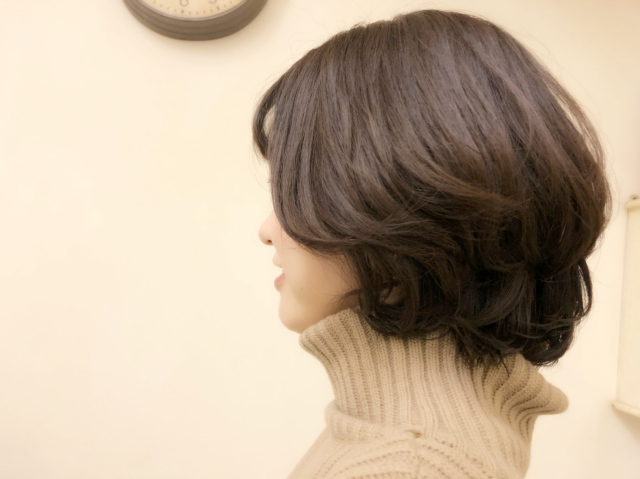 緩やかふんわり、動きのあるボブスタイル♪