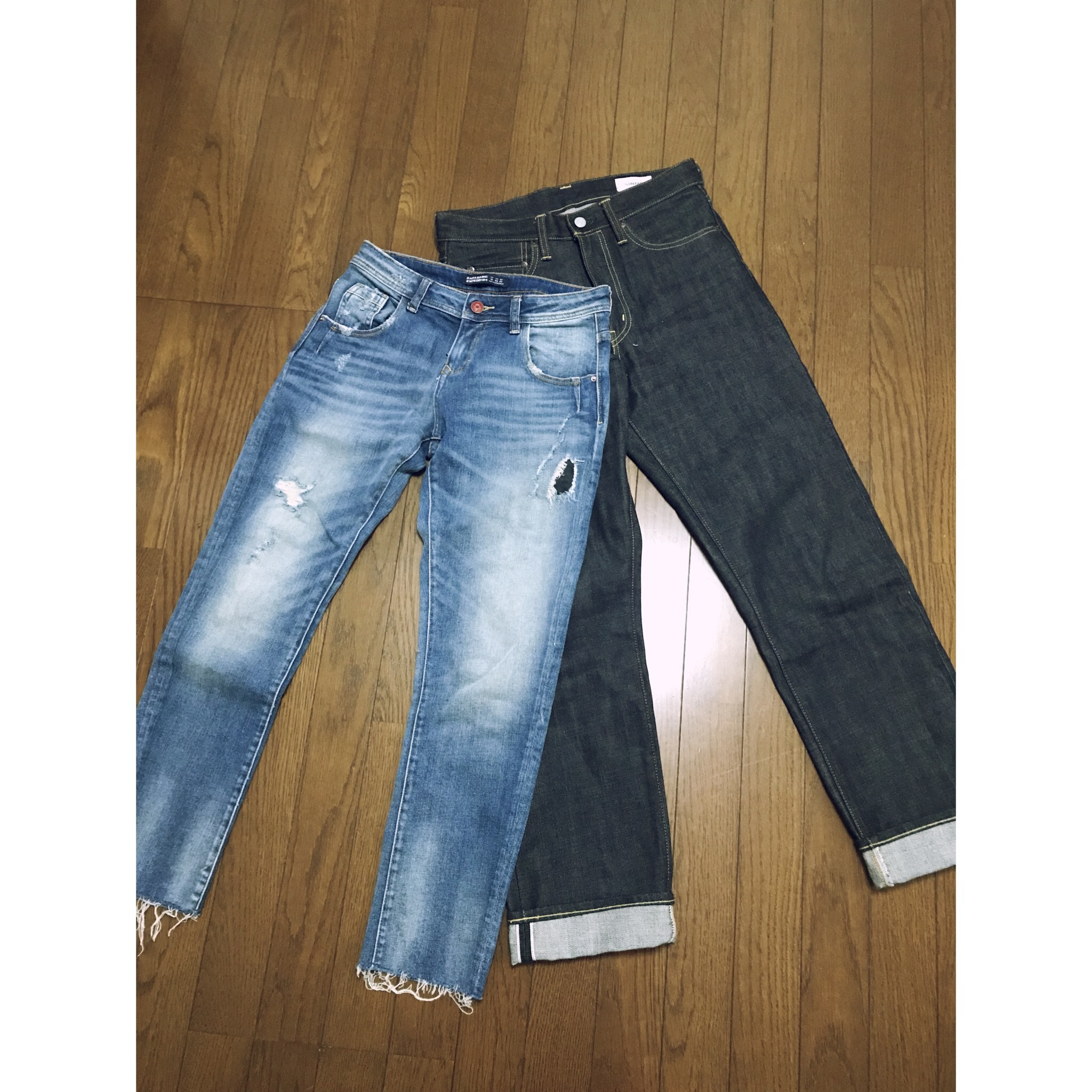 真冬のデニムスタイル。重ね履きOKな「ゆるフィット」をヘビロテ中です!_1_2