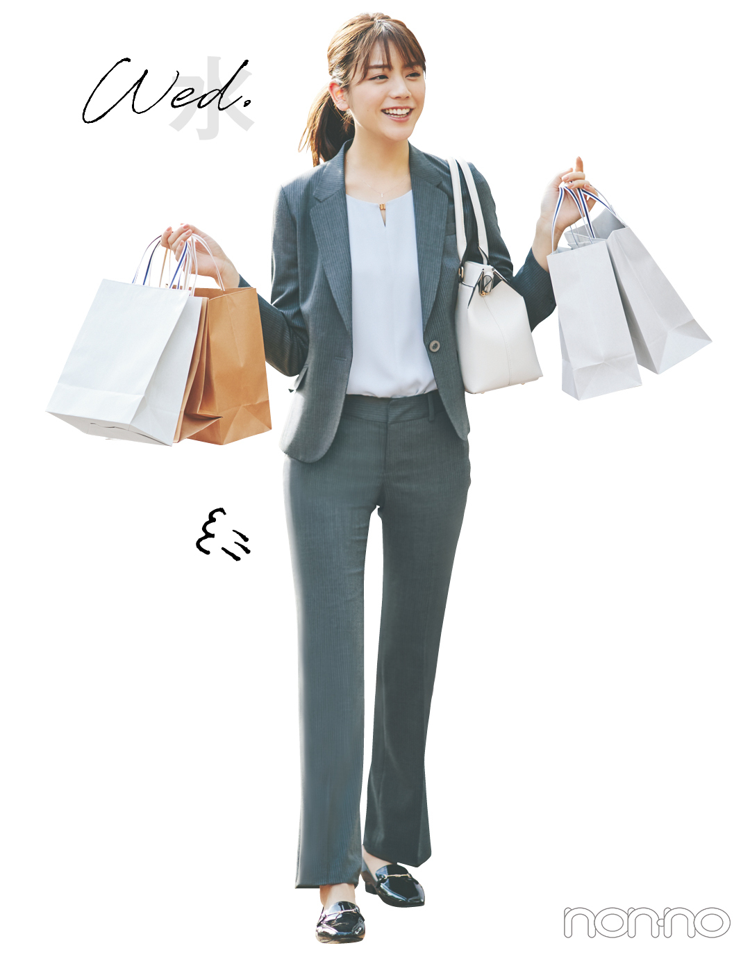 【新社会人のオフィスコーデ】堅め企業勤務の1週間&買うべき名品をチェック!_1_7