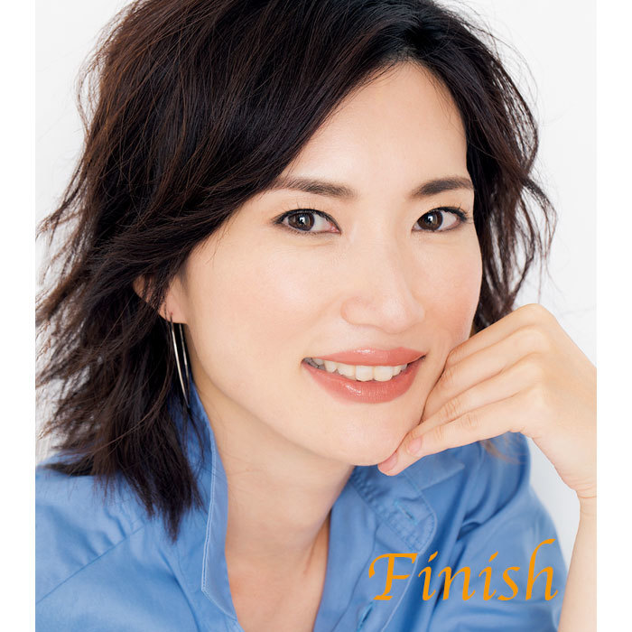 涼しげ目もとさんも正解アイラインが完成!