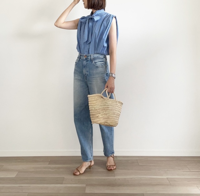 この夏探していた「ごく普通の」カゴバッグ【40代 私のクローゼット】_1_6