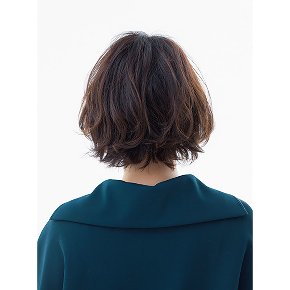 後ろから見た人気ランキング6位のボブヘアスタイル