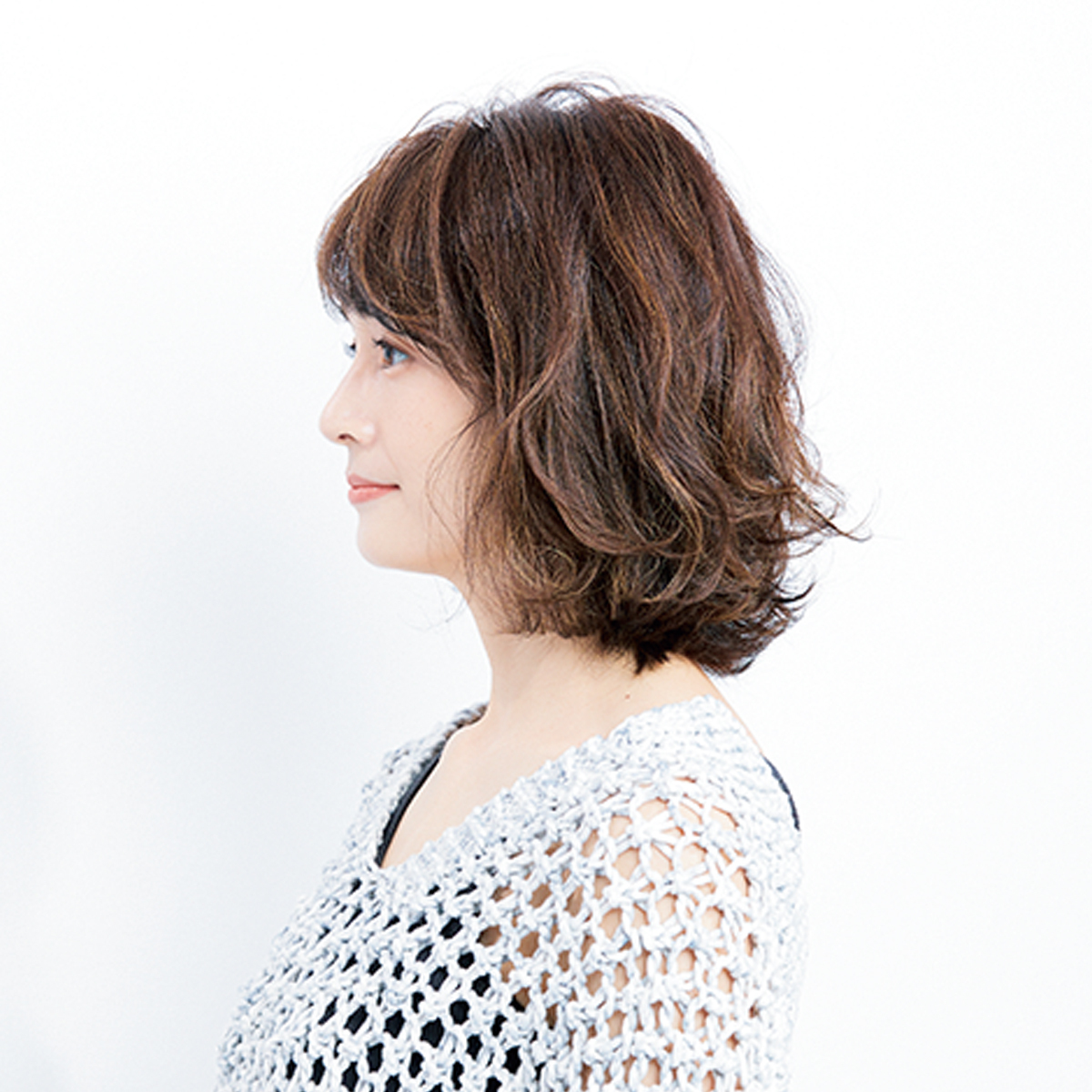横から見た人気ボブヘアスタイル1位の髪型