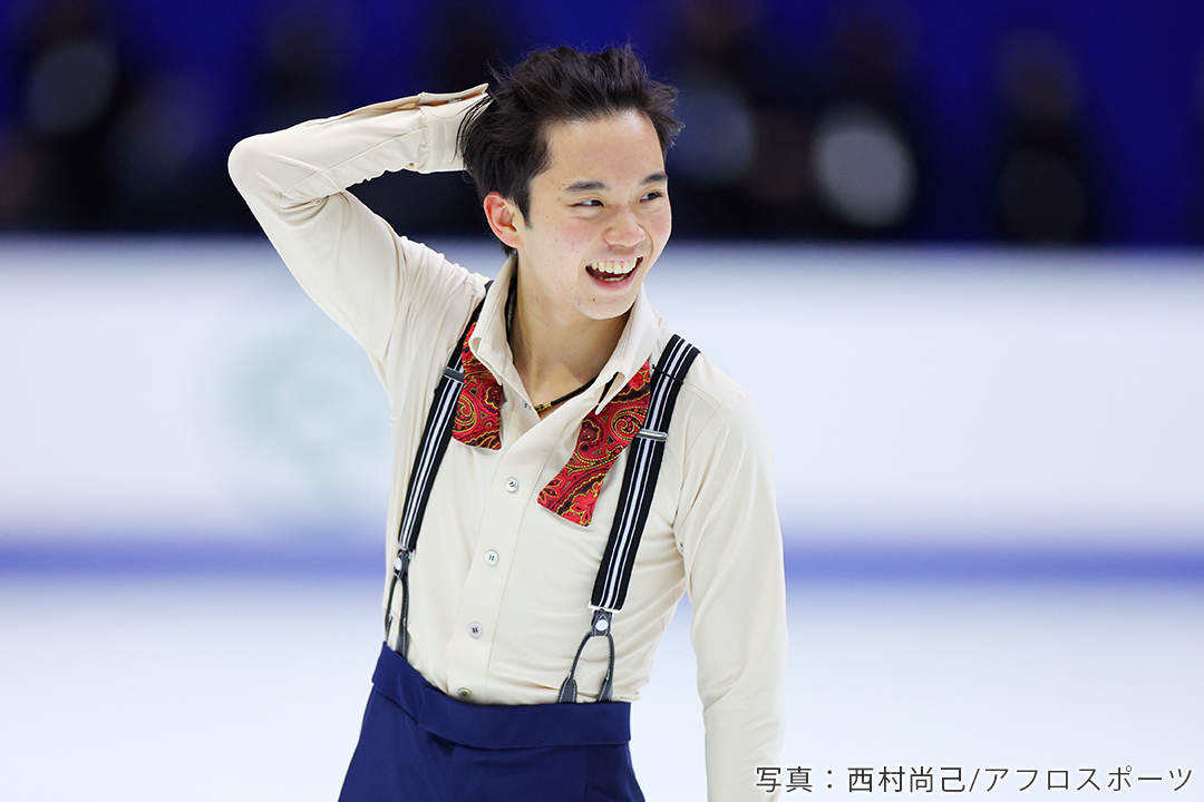 全日本選手権2022で「脱!代打!」を達成、世界選手権代表に選ばれた友野一希選手